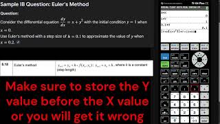 Famous Euler's Method on Ti84 Plus CE without sequence mode Net Worth