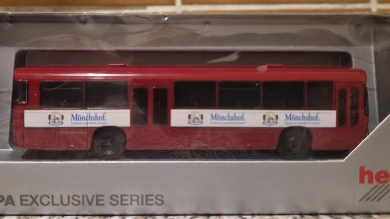 Herpa 298094 Man Sü 240 DB Bundesbahn bahnbus sondermodell 