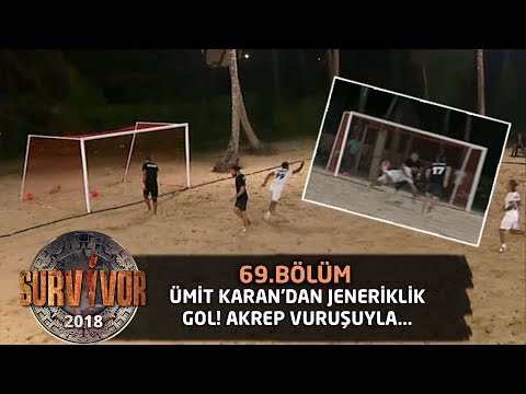 Ümit Karan'dan jeneriklik gol| 69. Bölüm | Survivor 2018