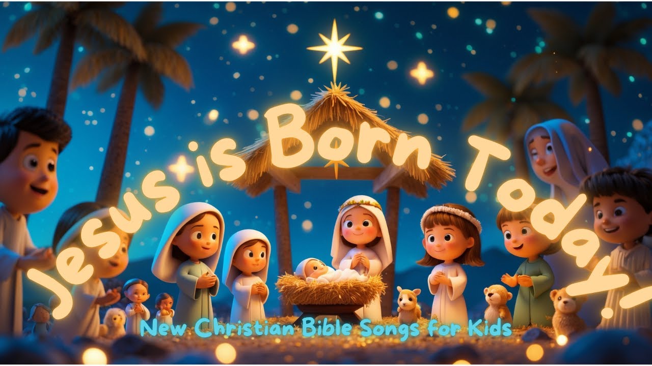 Baby Jesus Is Born Today! | Christmas Bible Song for Kids (Nativity Song)