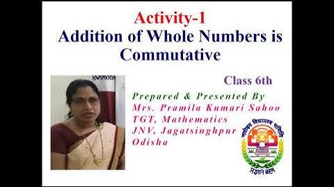 6th_Mathematics_Activity-1(Addition is commutative in whole numbers)