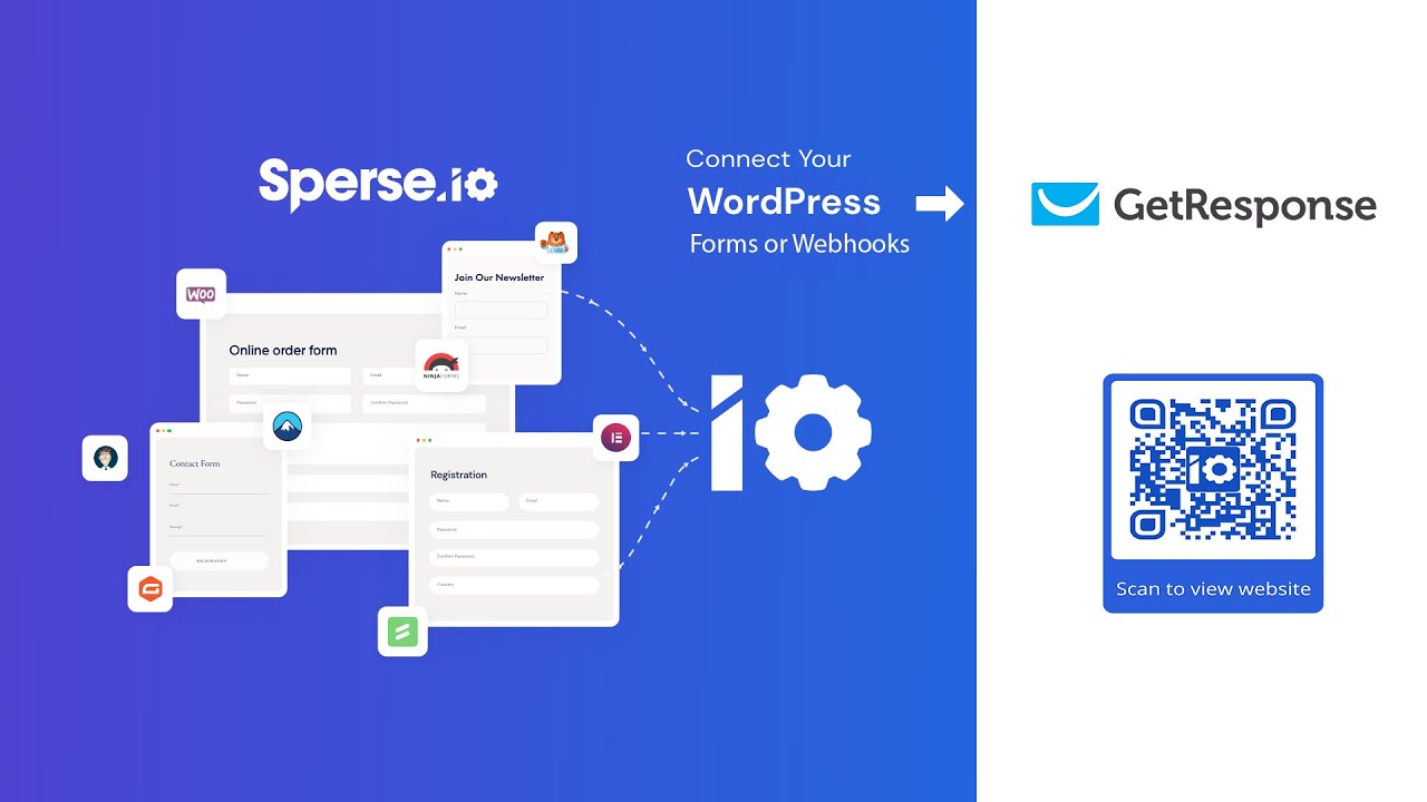 How to integrate GetResponse with WordPress forms and webhooks using Sperse.io (2022)