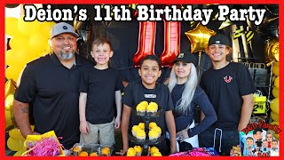 Deion&#39;s 11th Birthday Party | D&amp;D Family Vlogs