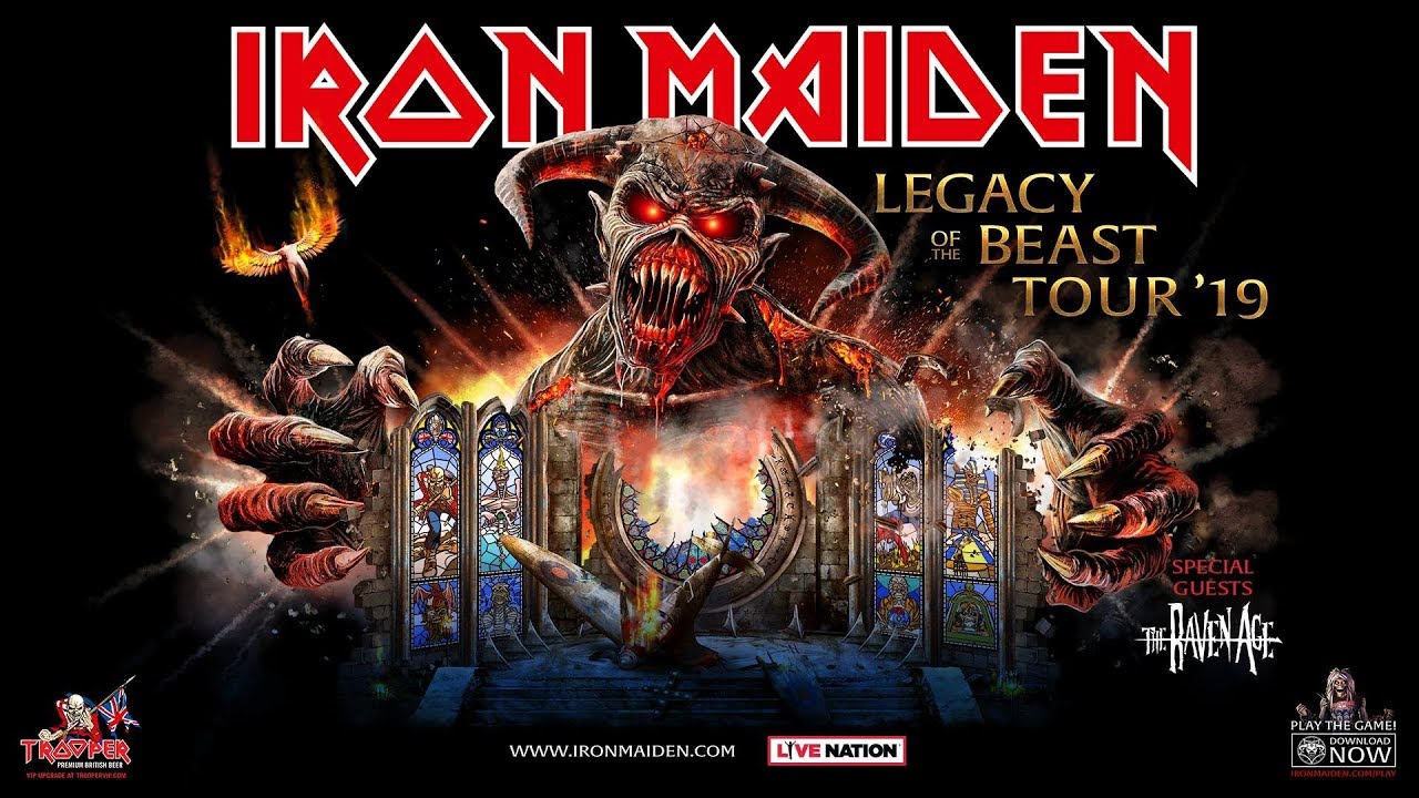 Iron Maiden Live 2019 Budweiser Stage Toronto,Ont