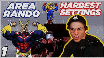 AREA RANDO HARDEST SETTINGS | Super Metroid Randomizer (Part 1)