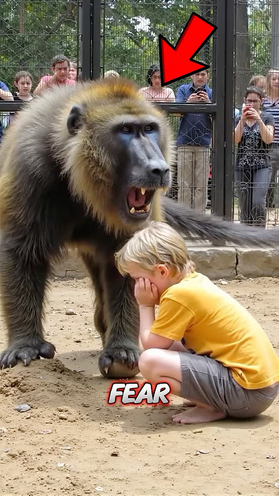 The boy who fell into the monkeys' nest regretted it 😱😢