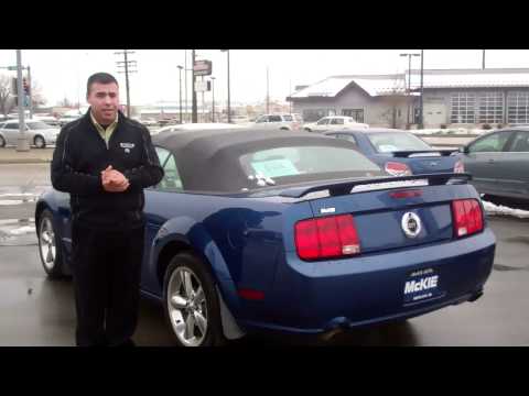Greg Martinez and a 2006 Ford Mustang GT at McKie Nissan Hyu