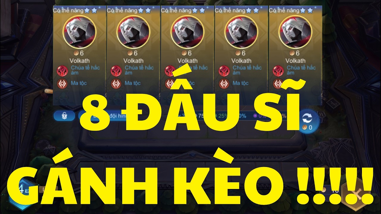 ĐỘI HÌNH 8 ĐẤU SĨ GÁNH KÈO QUÁ BÁ ĐẠO !!! | CỜ LIÊN QUÂN SIZ