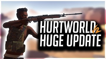 Hurtworld V2 -  Farming And Looting The Snow Biome!!