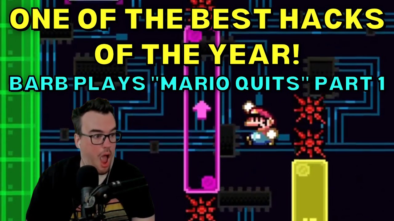 This hack came out of NOWHERE! - Barb Plays "Mario Quits" Part 1