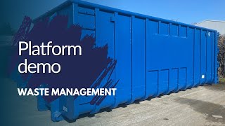 Demo: Track waste containers affordably and efficiently