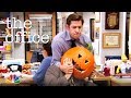 Dwight gets his head stuck in a pumpkin  the office