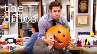 Dwight Gets His Head Stuck in a Pumpkin - The Office