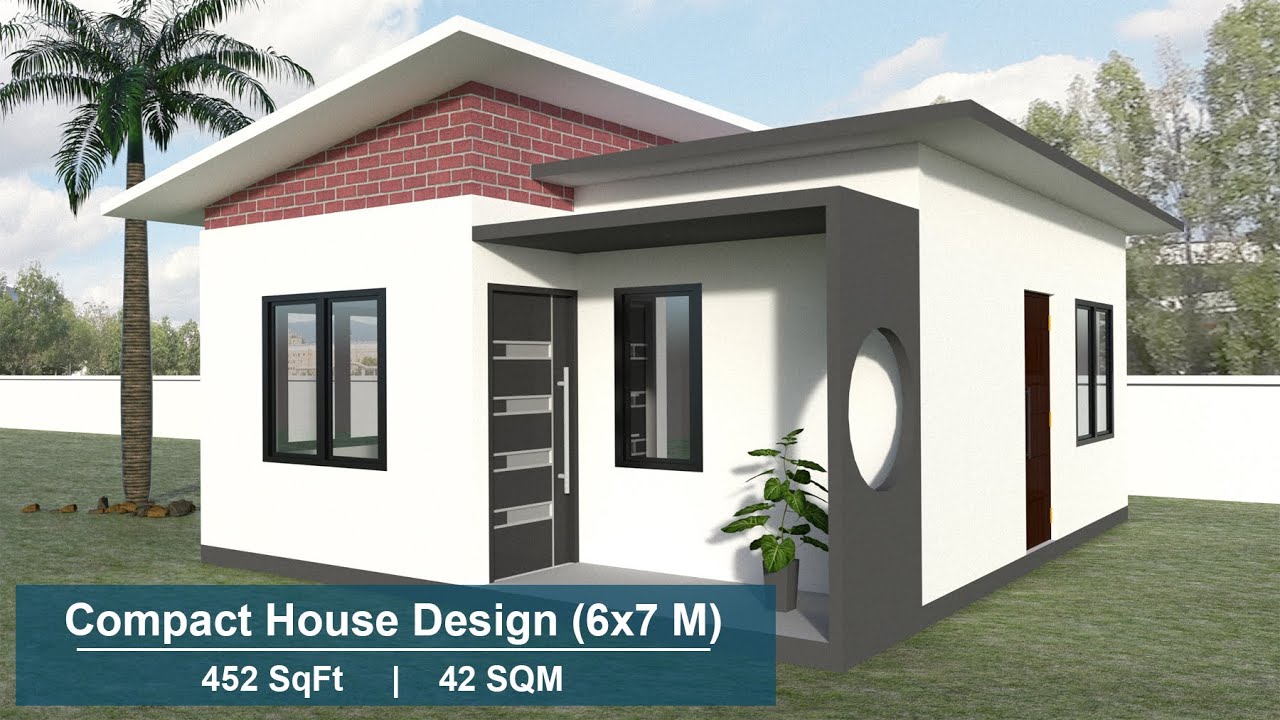 Small House Design Ideas 6x7 Meters Youtube Small House Design Small House Design Exterior Small House Design Plans