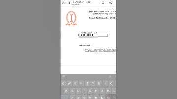 My CMA foundation result dec2022 🔥 #result #icmai #pass #viral #shorts