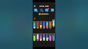 Complete Water Color Sorting (Early Access) Level 1036 to Level 1040