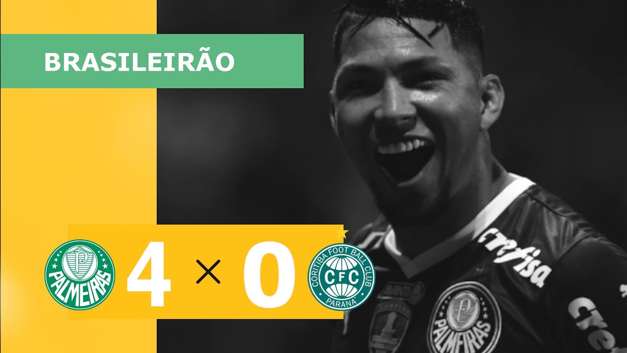 Palmeiras 4 x 0 Coritiba - Gols - 06/10 - Campeonato Brasileiro 2022