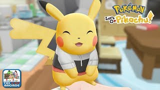 Pokemon: Let's Go Pikachu - A Mysterious Blue Aura Surrounds Cerulean City (Switch Gameplay) screenshot 4