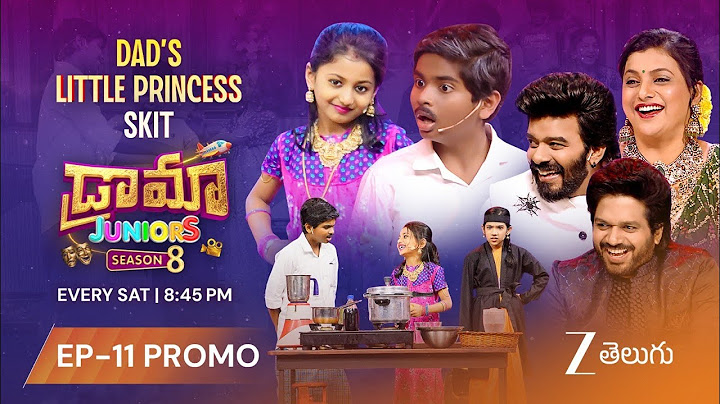 Dad's Little Princess Skit Promo | Drama Juniors 8 | Every Sat 8:45PM I Zee Telugu