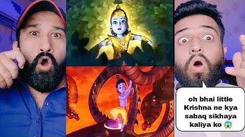 Little Krishna Episode 1 Part 2 | Little Krishna Fight with Kaliya Naag |Pakistani Reactions|