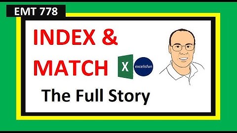Excel Magic Trick 778: INDEX & MATCH Lookup Functions Beginning To Advanced (18 Examples)
