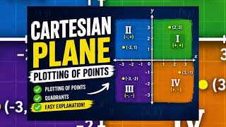 CARTESIAN PLANE : Ordered Pairs, Quadrants, and Plotting Points Explained