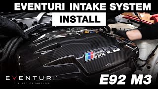 BMW E92 M3 Eventuri Carbon Fibre Intake System Upgrade