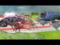 Sea Monster Size Comparison - The Bloop Vs Titan X - Animal Revolt Battle Simulator