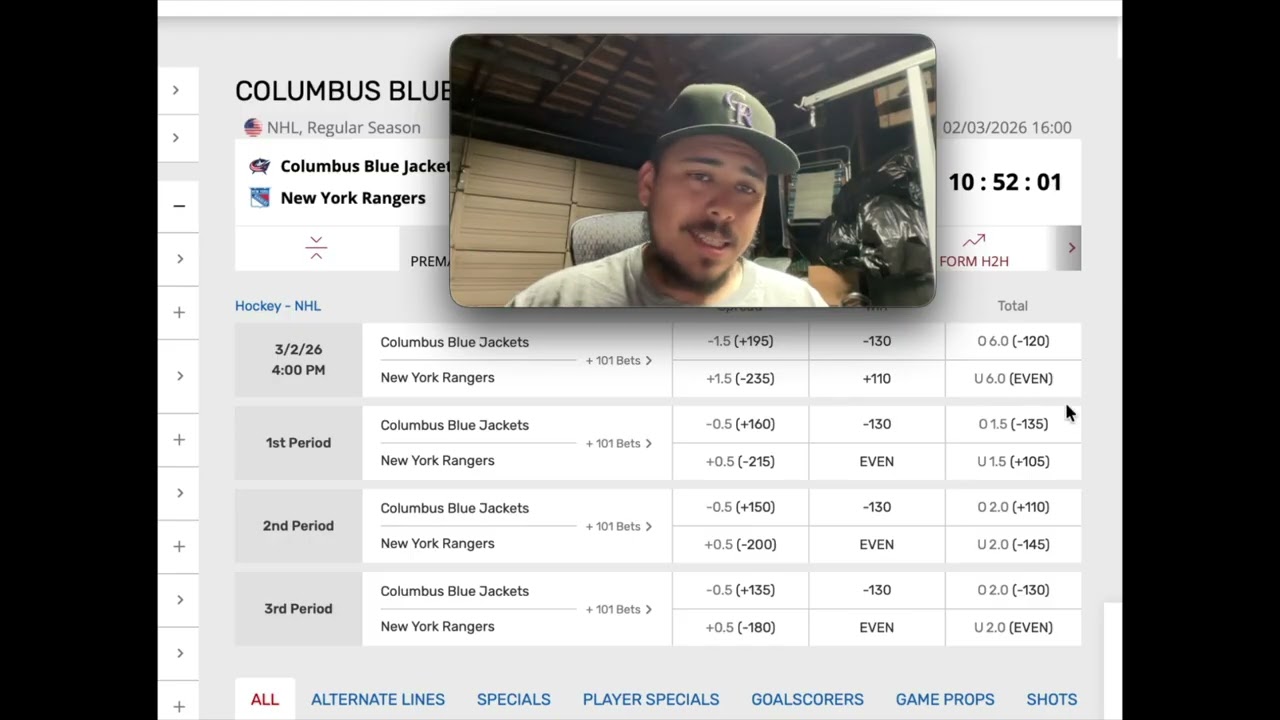Top 3 NHL Picks Mon Mar 2nd 2026