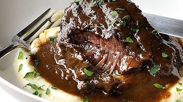 Slow Cooked Beef Cheeks in Red Wine Sauce