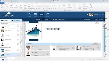 iMindMap 6 - iMindMap Cloud Contacts & Profile