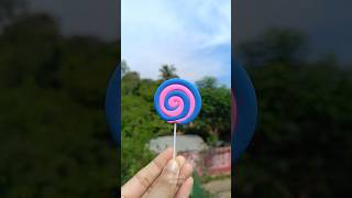 how to make clay lollipop🍭✨#shorts #diy #clay #lollipop #mohonasartworld #youtubeshorts