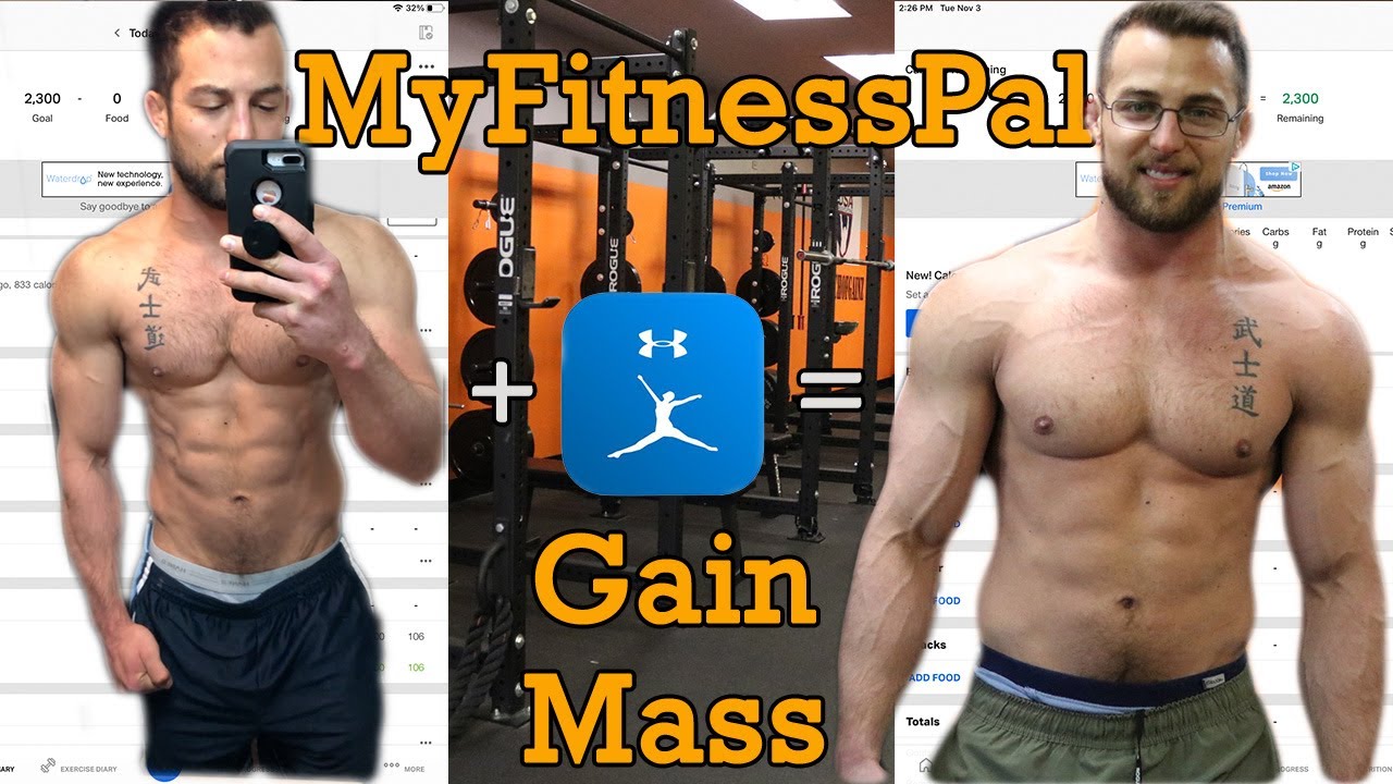 How to use MyFitnessPal to GAIN Weight Step by Step Guide YouTube