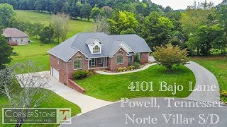 All-Brick Powell TN Home with In-Law Suite, 5 Garages, Cul-de-sac, .70 acre  | 4101 Bajo Lane