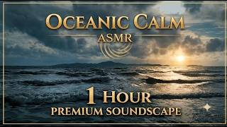 Oceanic Calm | 1 Hour Ocean Waves Premium Soundscape for Quick Rest & Focus