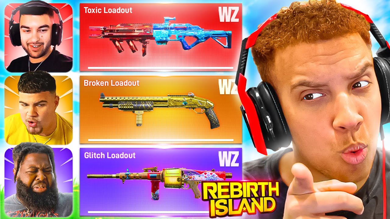 WE BUILD EACH OTHER'S MOST TOXIC LOADOUTS IN REBIRTH ISLAND!