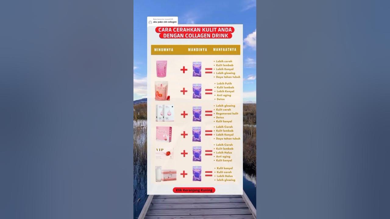 Membalas @muaseh123 Eld | Cara cerahkan kulit dengan collagen drink #eld #collagen #collagendrink #