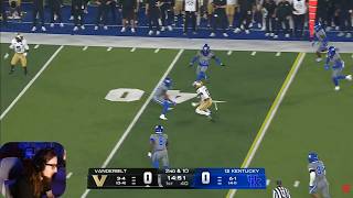 REACTING TO Vanderbilt vs #12 Kentucky Highlights - 2026 College Football