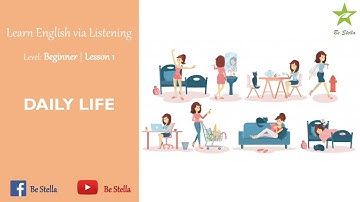 5 phút học Nghe tiếng Anh mỗi ngày - Lesson 1: Daily Life #studywithme #englishlistening