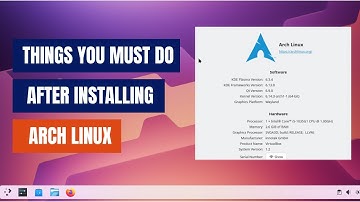 10 dingen om te doen na het installeren van Arch Linux