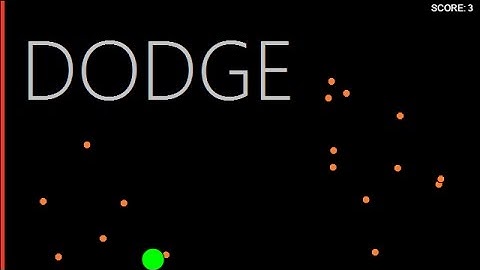 Game Built in p5.js || Dodge || Javascript