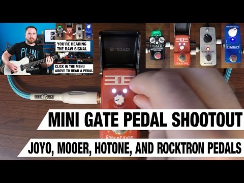 Mini Gate Pedal Shootout - Mini Pedal Madness Part 5 - Joyo, Hotone, Mooer | GEAR GODS
