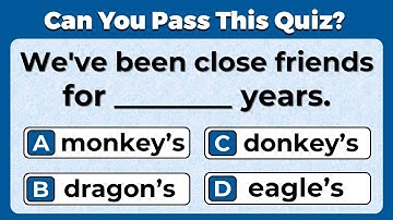 Mixed English Grammar Quiz: CAN YOU SCORE 10/10 ON THIS QUIZ?