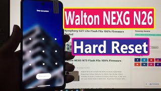 Walton Nexg N26 Hard Reset Walton Nexg N26 Forgot Password