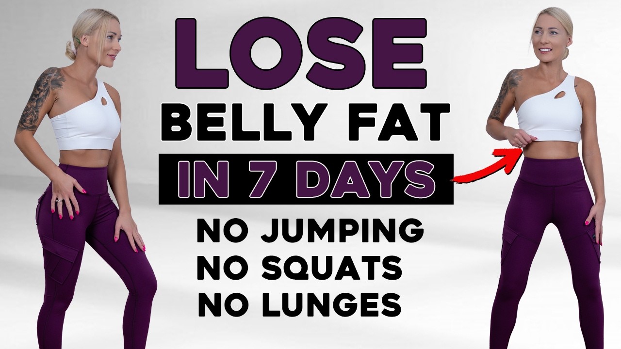 🔥LOSE YOUR BELLY FAT in 1 Week🔥10 MIN Standing Abs Workout🔥No Squat🔥No Lunge🔥 No Jumping🔥