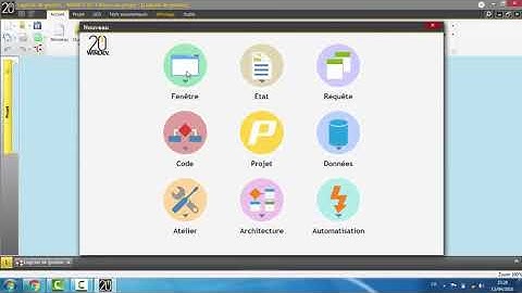 Comment créer un logiciel avec une base de données avec Windev Part1