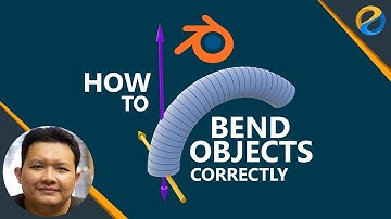How to bend objects correctly in Blender 2.8x