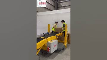 How to help unload a shipping container easily and fast