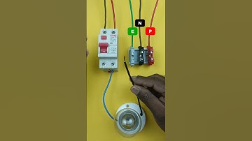 RCCB Testing by Using a lamp