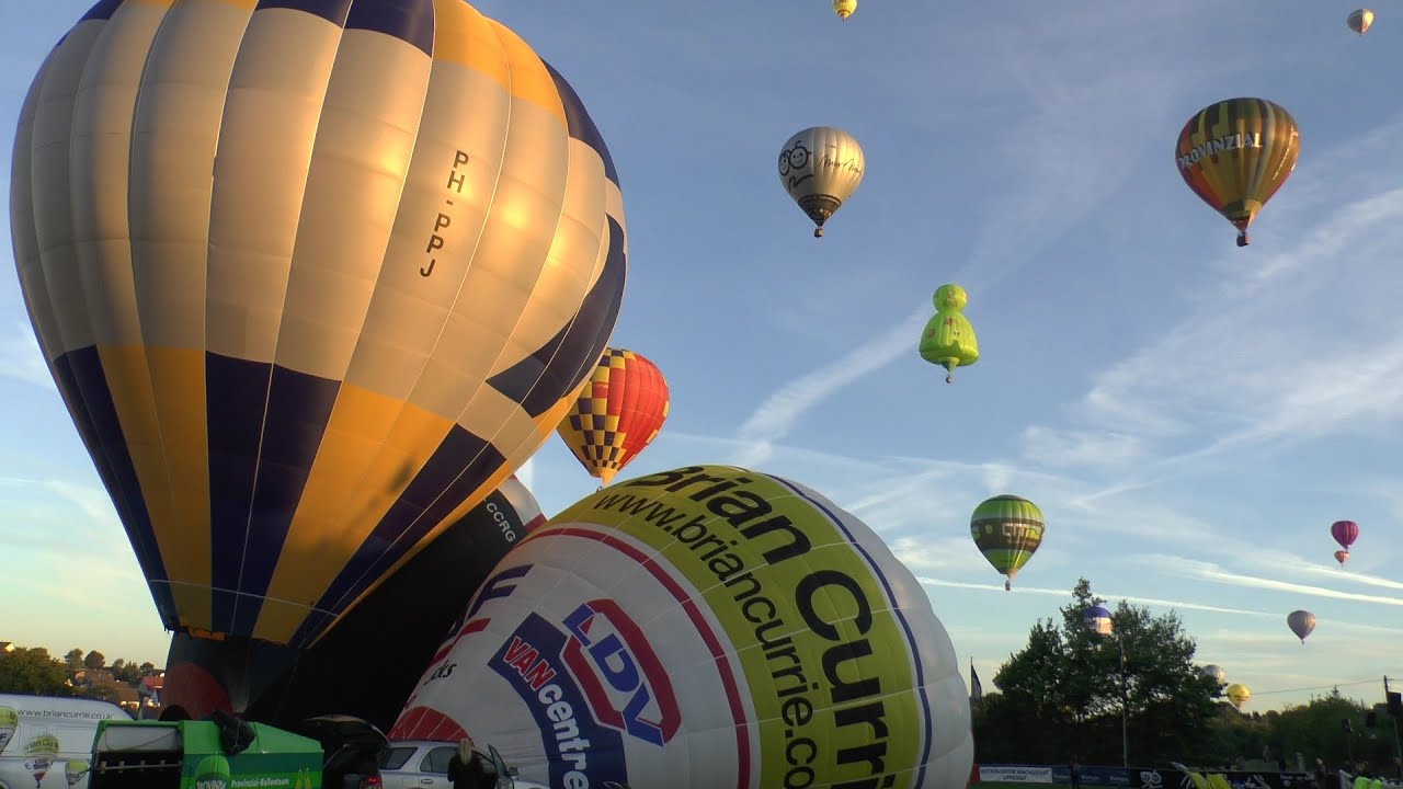 MONTGOLFIADE WARSTEIN 2016 - HEIßlLUFTBALLON MORGENSTART